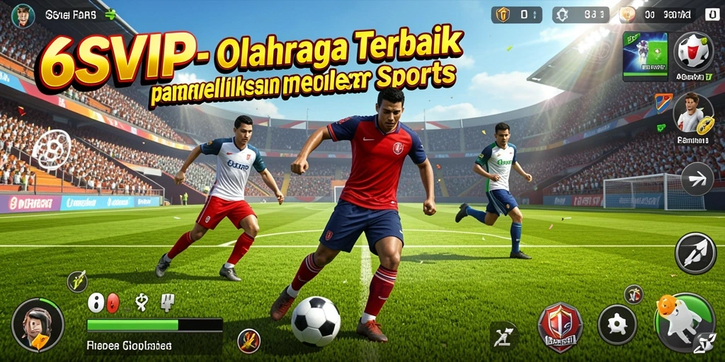 Tampilan gameplay mendebarkan dari 6SVIP dengan aksi olahraga yang menegangkan.
