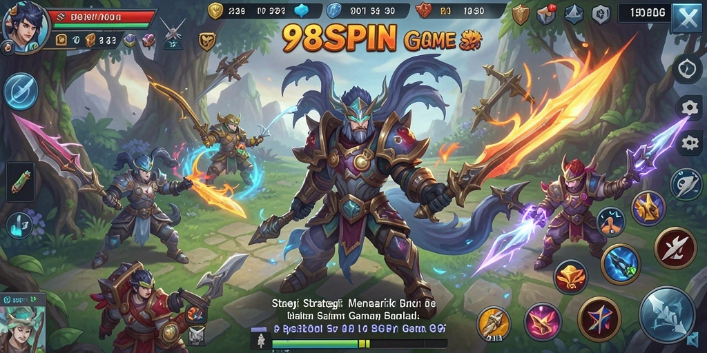 Tampilan permainan 98SPIN yang menarik dan penuh strategi.