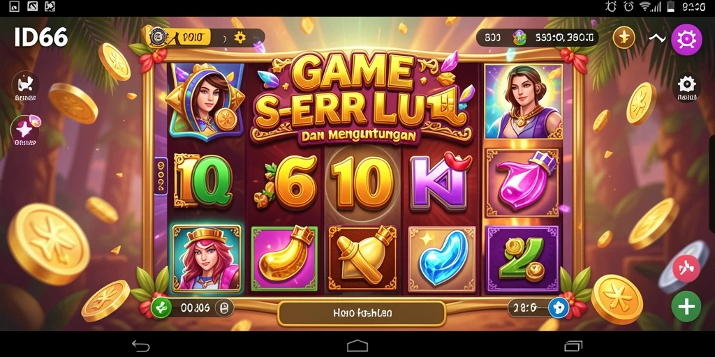 Tampilan menarik dari gameplay Slot ID66 yang seru dan dinamis.