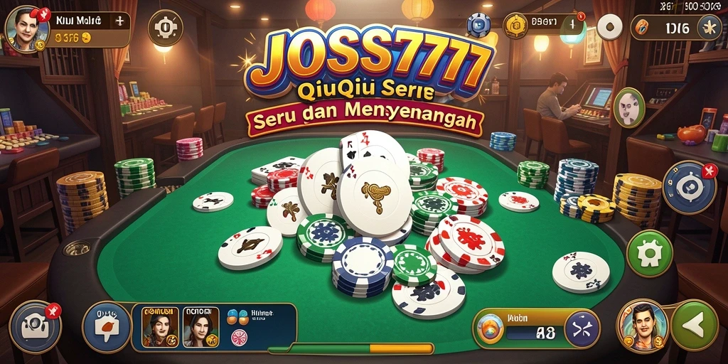 Screenshot game JOSS777 menampilkan aksi seru QiuQiu.