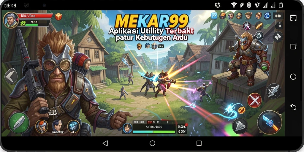 Tampilan antarmuka MEKAR99 yang memudahkan penggunaan sehari-hari.