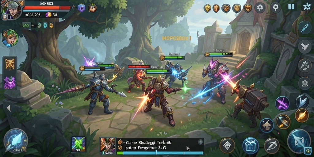 Tampilan gameplay menarik dari MPO303 dengan strategi SLG yang mendalam.