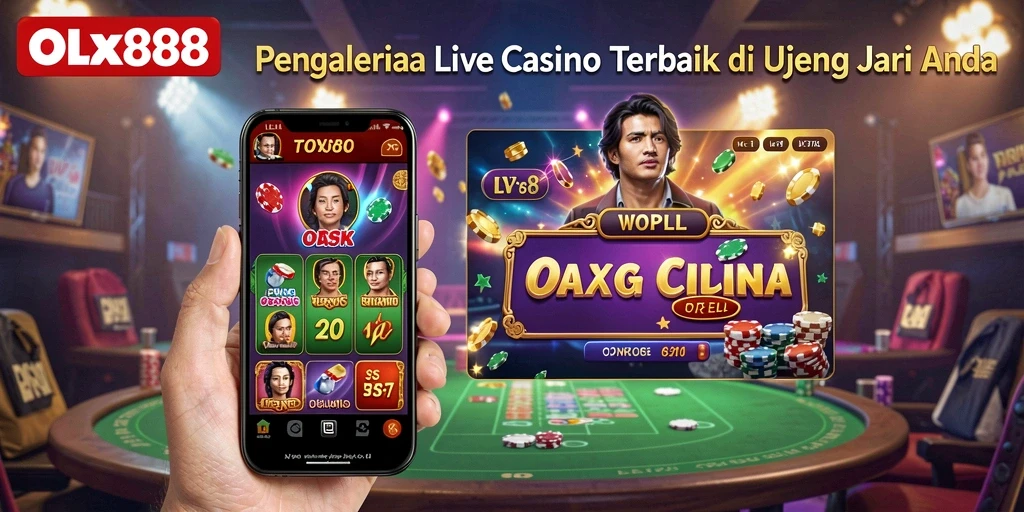 Tampilan gameplay Live Casino yang menarik dan interaktif.