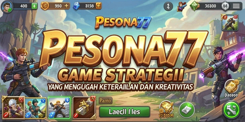 Tampilan gameplay yang menarik dan interaktif di PESONA77.