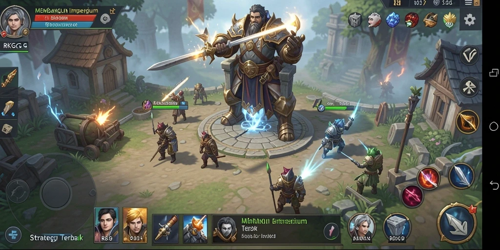Tampilan gameplay strategis menakjubkan di RKGG.