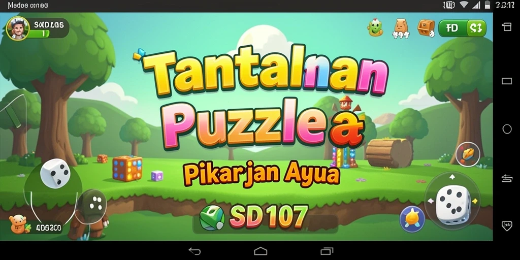 Gameplay seru puzzle SD107 yang menantang bagi semua usia.