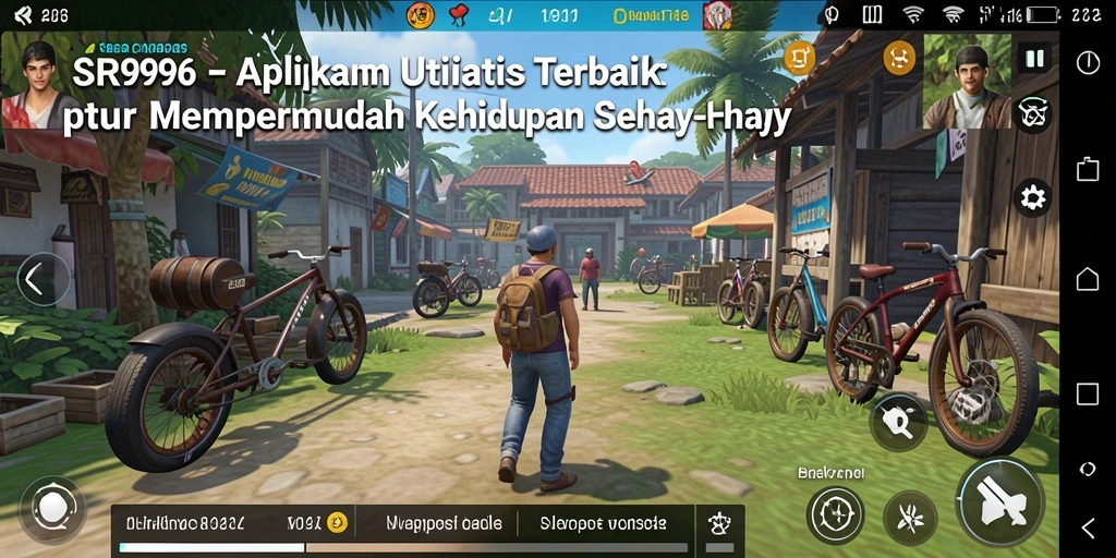 Tampilan utama SR996 dengan fitur utilitas yang lengkap.