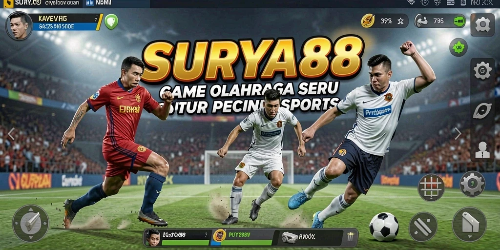 Tampilan menegangkan dari gameplay SURYA88 yang mengasyikkan.