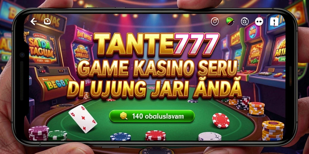 Tampilan permainan Kasino yang mendebarkan di TANTE777.