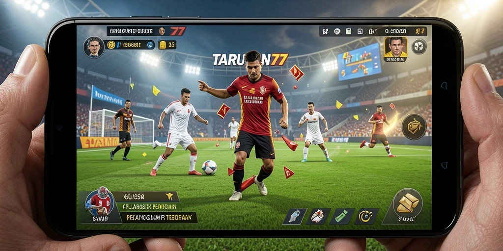 Tampilan gameplay TARUHAN77 yang menarik dan interaktif.