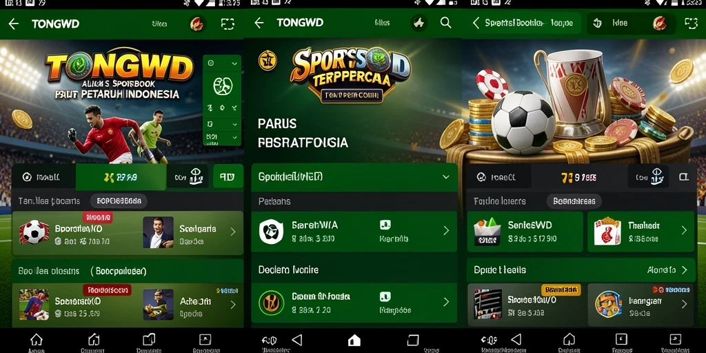 Tampilan gameplay TONGWD yang menarik dan interaktif bagi petaruh.