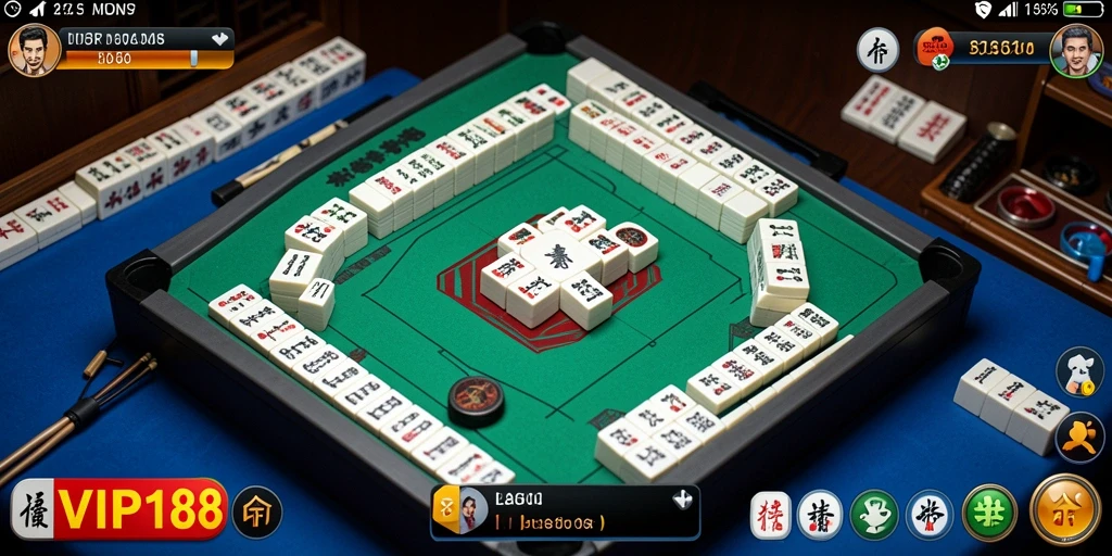 Tampilan gameplay Mahjong yang menakjubkan di VIP188.