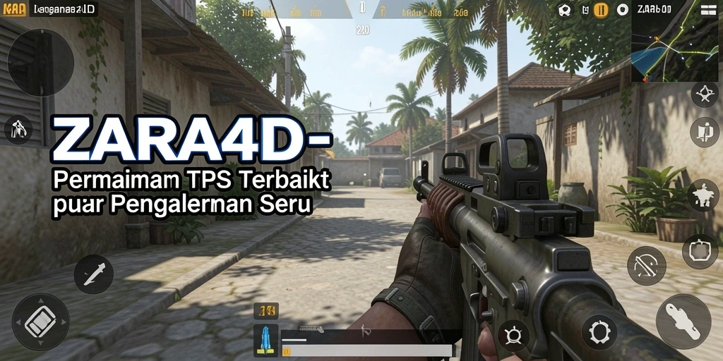 Tampilan gameplay memukau dari ZARA4D dalam aksi TPS.